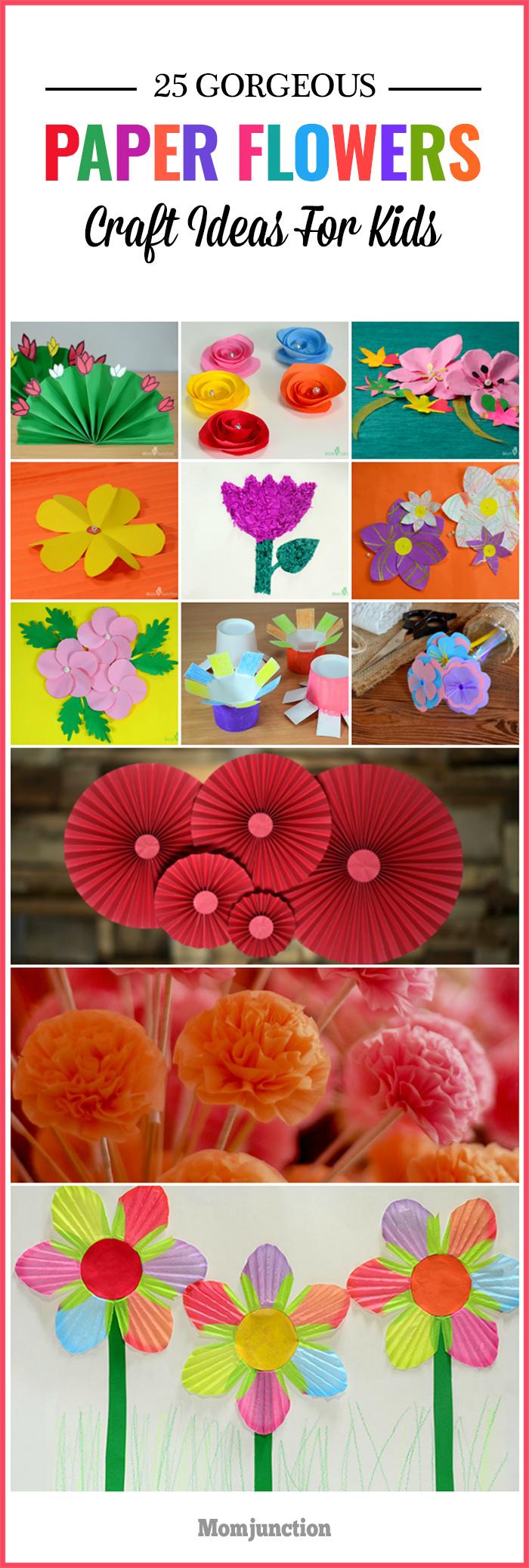 How To Make Paper Flowers For Kids?