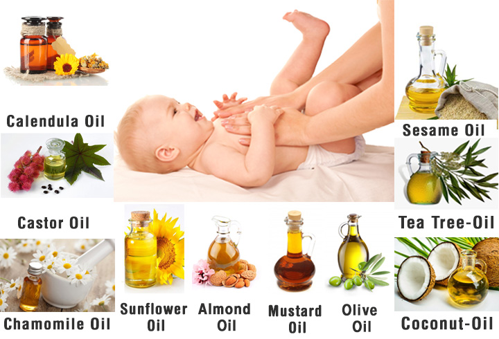 Image result for oil massage baby