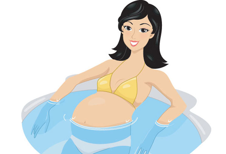 Pregnant Hot Baths 39