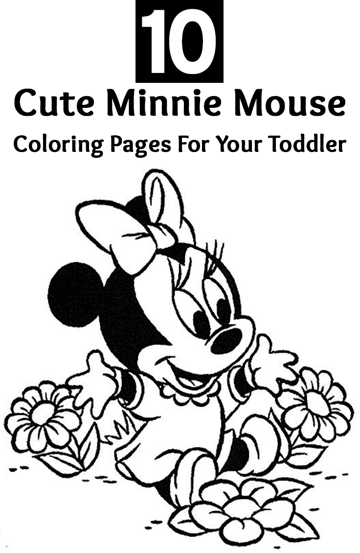 minnie mouse coloring sheet Image Source