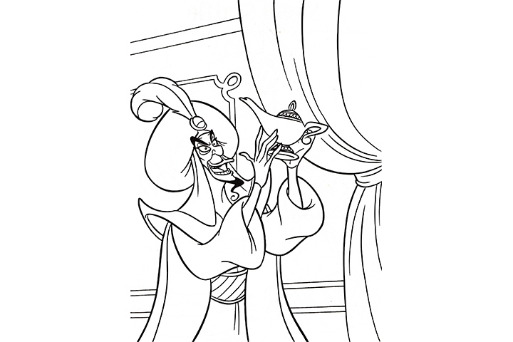 jafar coloring pages - photo #20