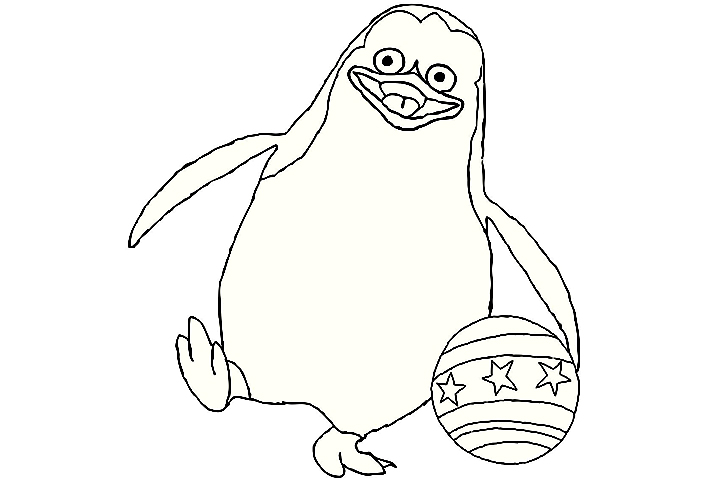 madagascar coloring pages penguin - photo #44