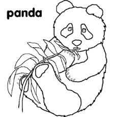 panda mother baby coloring pages - photo #27