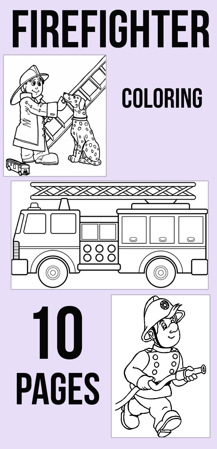 New Coloring Page Emergency Vehicles Buses Fire Coloring Emergency Vehicles Buses Fire Trucks Free