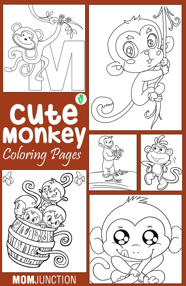 Coloring Pages Howler Monkey Coloring Page top 25 free printable monkey coloring pages for kids