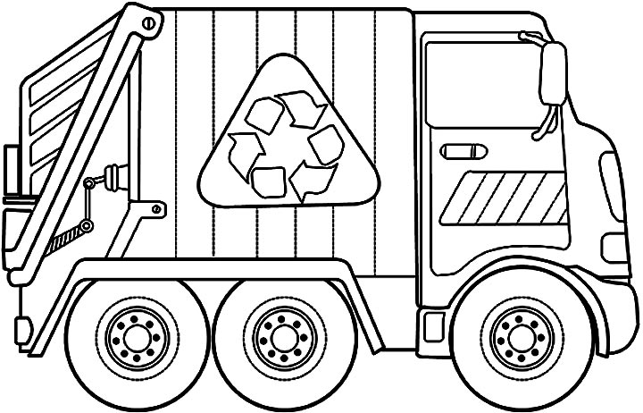 garbage coloring pages to print - photo #1