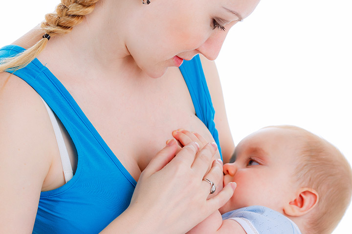 Breast Feeding Baby From Biting