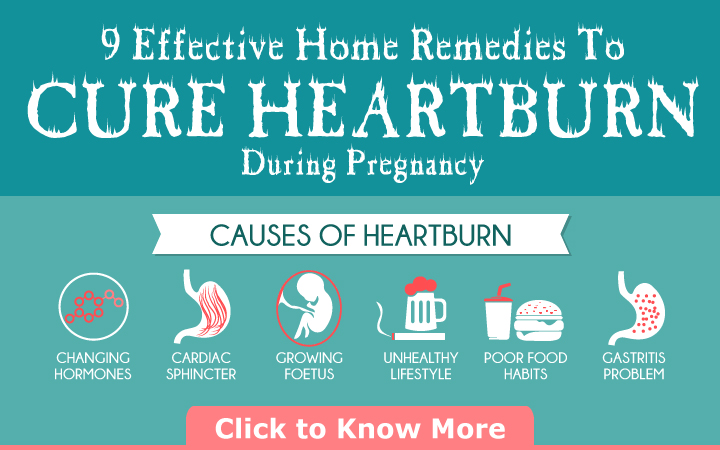 What is an easy way to cure heartburn quickly?