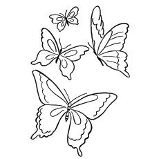 Top 50 Free Printable Butterfly Coloring Pages Online