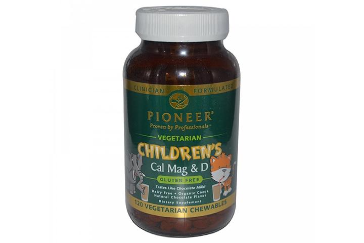 Pioneer Cal Mag & D Vegetarian Chewable Tablets for Children
