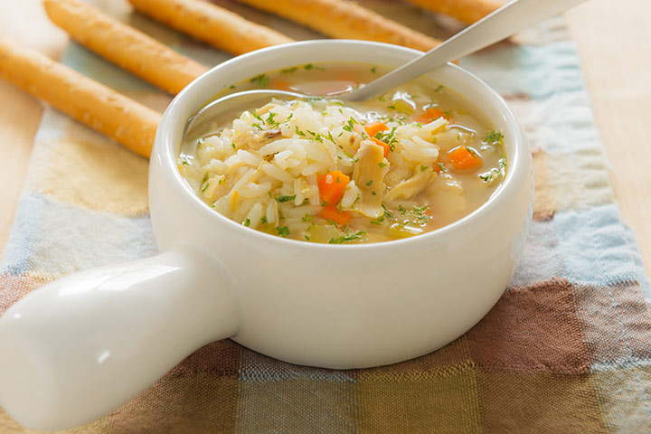 What is a recipe for chicken and vegetable soup?