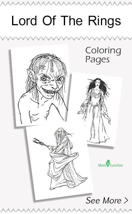 lord rings coloring pages