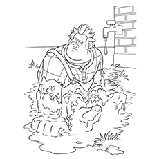 Top 10 Wreck Ralph Coloring Pages Disney