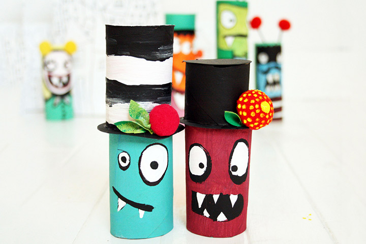 Waste Material Craft Ideas - Little Monsters