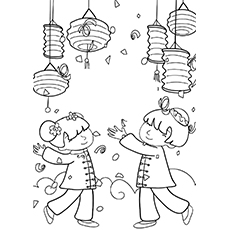 Top 15 Chinese Year Coloring Pages Toddler Kids Celebrating Kindergarten