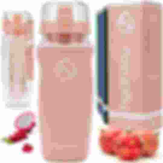 Hydracy Fruit Infuser Water Bottle – Rose Gold