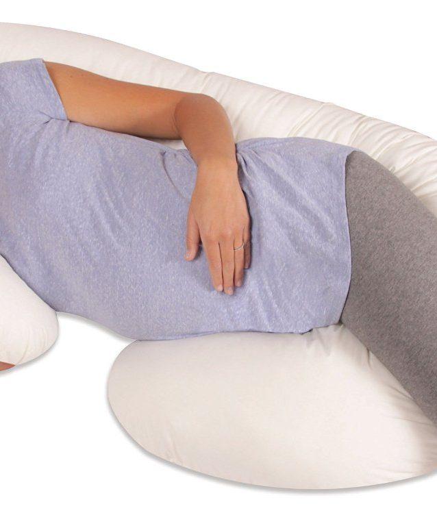 c shaped pregnancy pillow