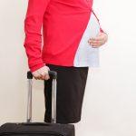 Pregnant women traveling