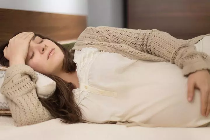 Bed rest during pregnancy may increase the risk of depression.