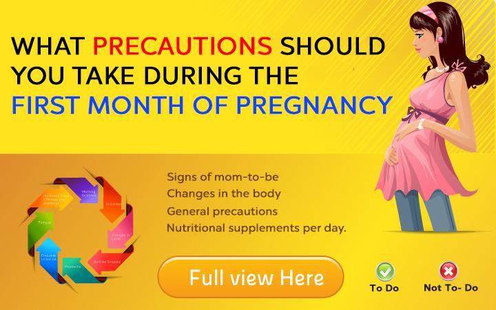 1st Month Pregnant Symptoms Precautions And Baby S Development