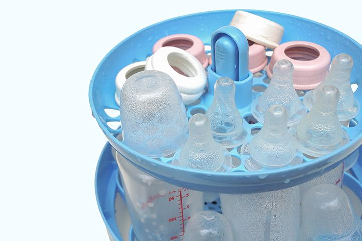 sanitizing baby bottles