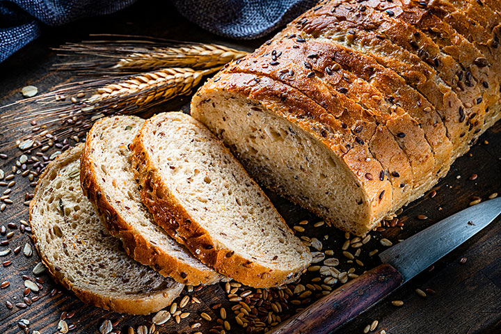 Include whole wheat bread in your post pregnancy diet