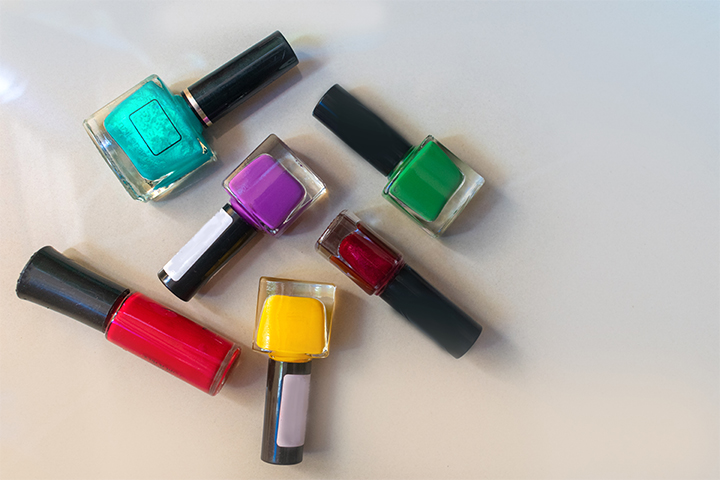 Nail paints may contain several toxic compounds