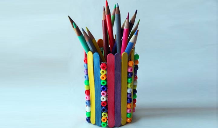 Tin can pencil holders, Tin can craft ideas for kids