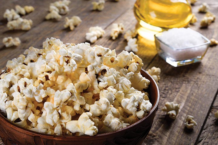 Popcorn, healthy snack for pregnancy
