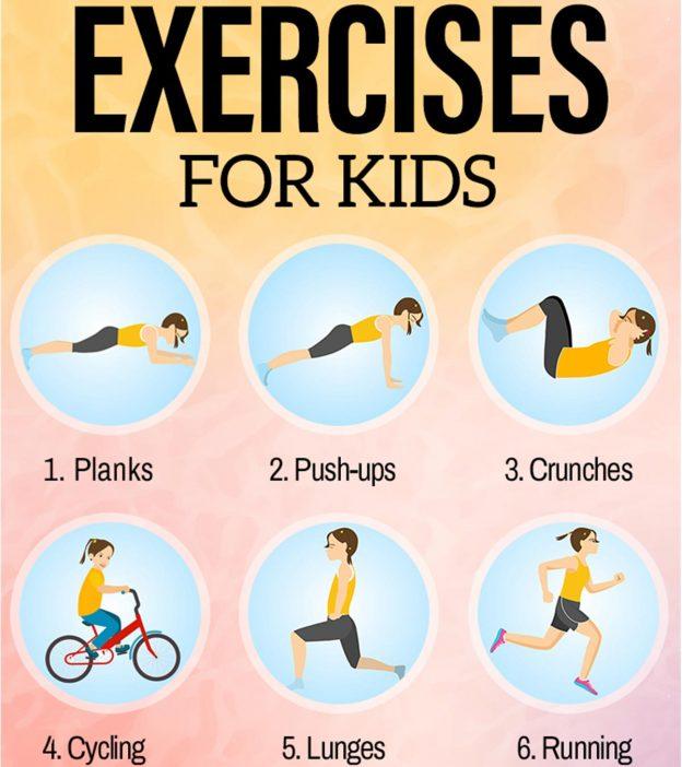 physical fitness pictures of exercises