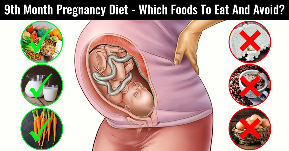 healthy diet in 9th month of pregnancy