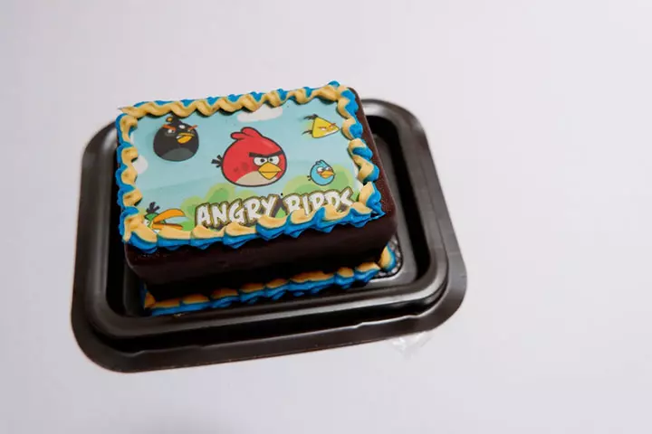 Angry Birds Theme 1st Birthday Cake Ideas