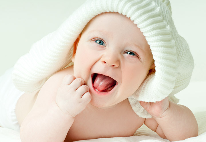Picture of baby smiling