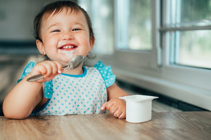Babies can have yogurt made from cow milk after 12 months