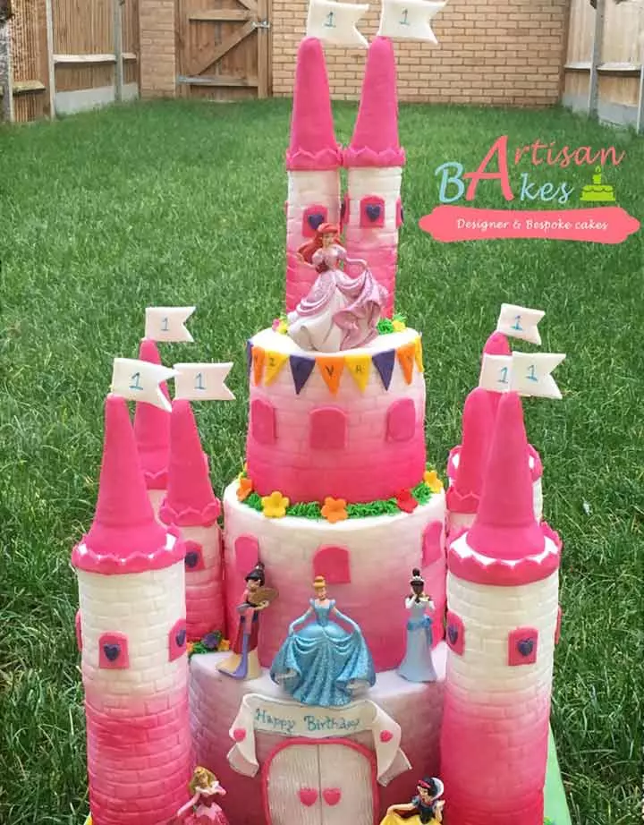 Castle Theme 1st Birthday Cake Ideas