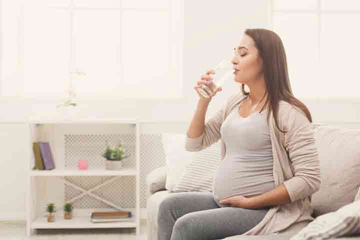 Drink lots of water during pregnancy
