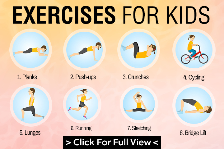 Exercise Chart For Kids