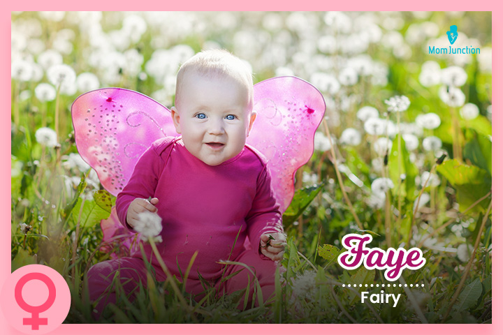 Faye is a lovely English name for baby girl
