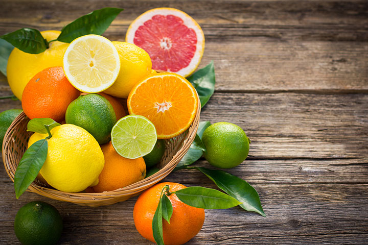 Foods rich in vitamin C are needed during this time