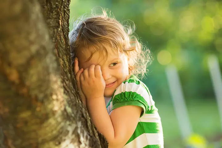 Garden hide and seek outdoor games for toddlers