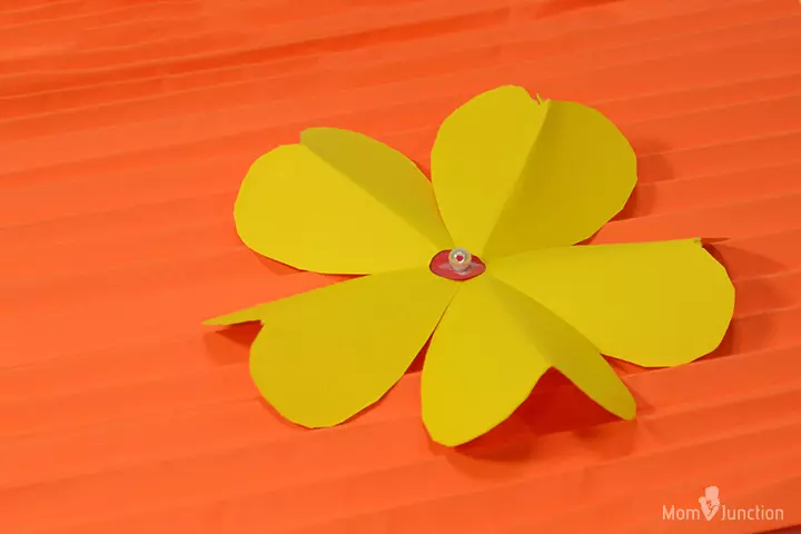 Heart punch flower craft images paper flower crafts for kids
