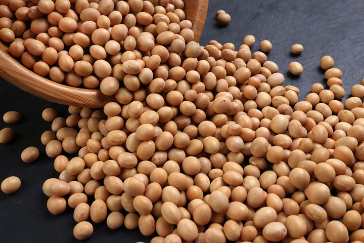 Include iron-rich soybeans, 9th month pregnancy diet