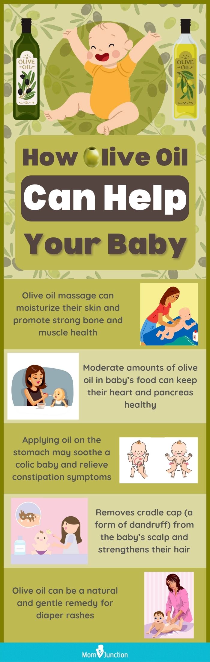 how olive oil can help your baby (infographic)