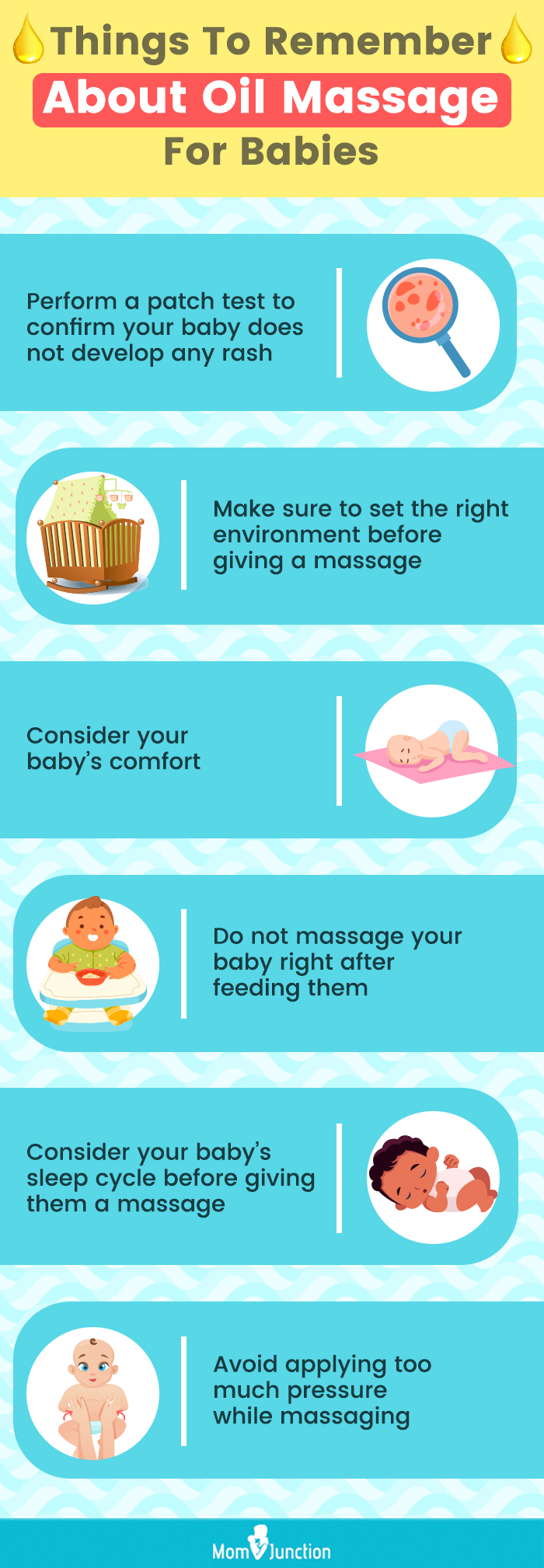 things to remember about oil massage for babies [infographic]
