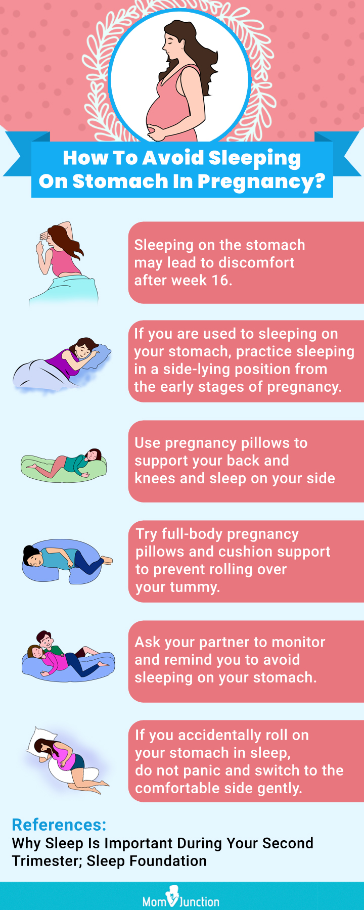 sleeping on your stomach during pregnancy is it safe [infographic]