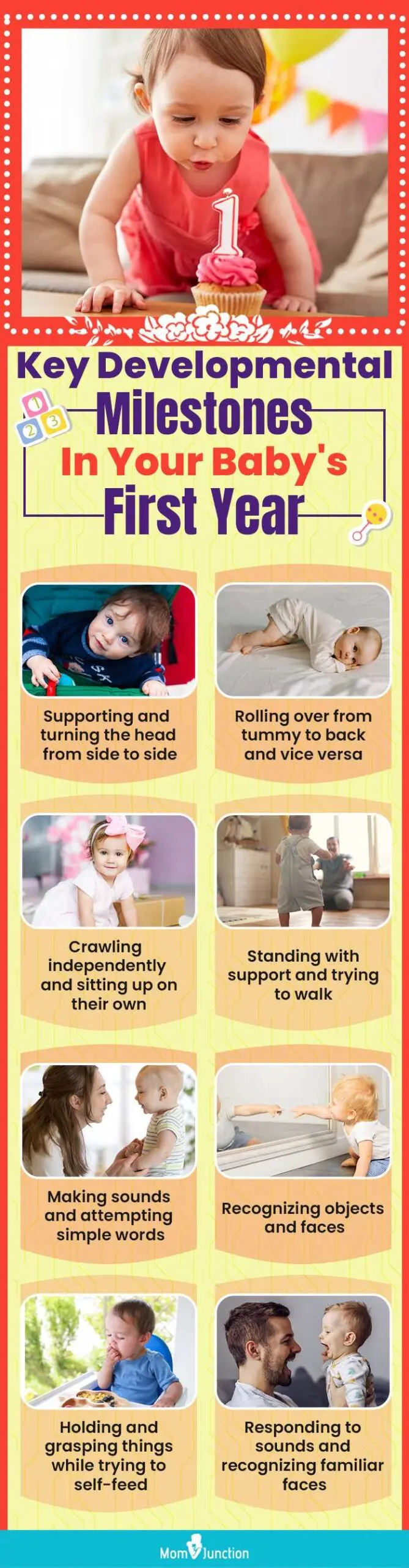 key developmental milestones in your babys first year