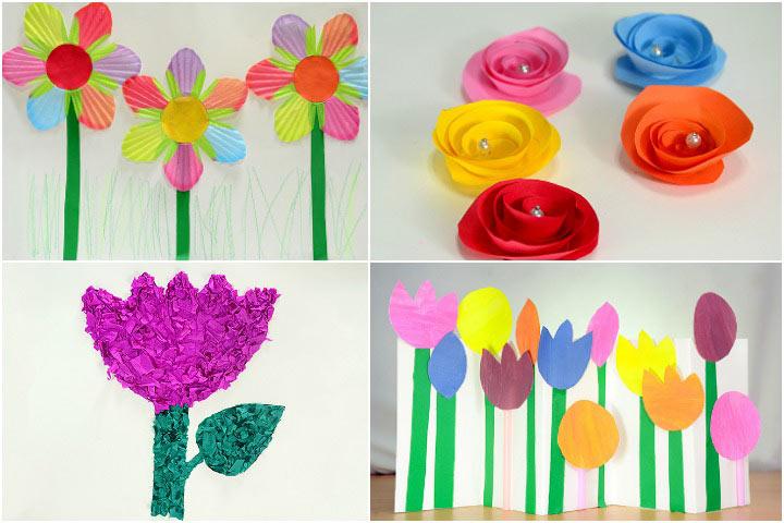 Flower Making With Chart Paper