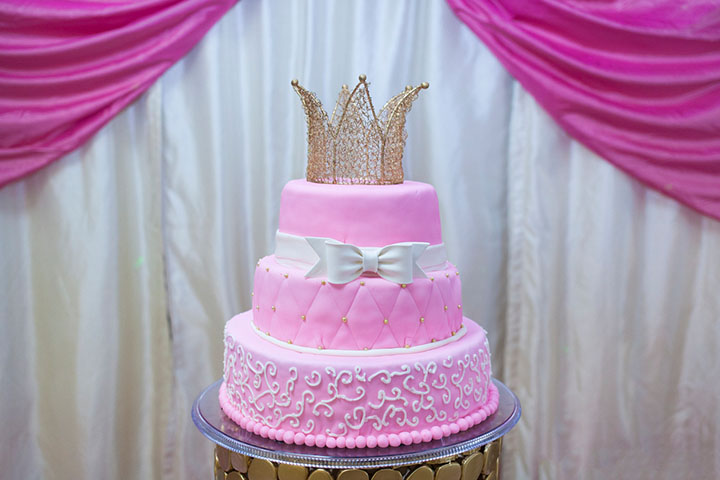 Princess Theme 1st Birthday Cake Ideas For Little Girl