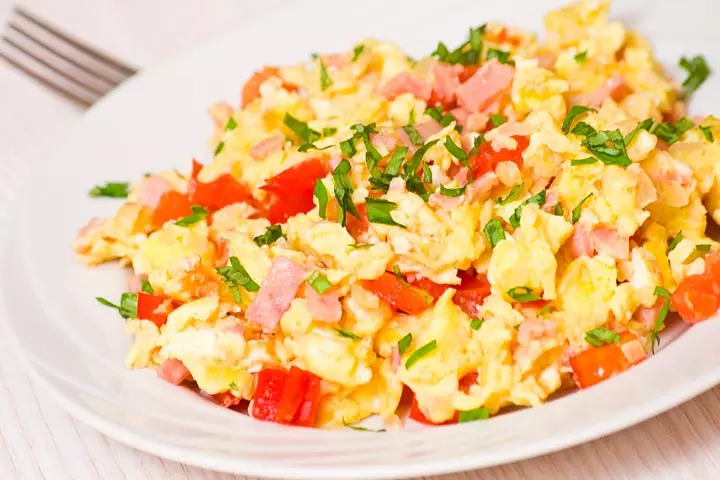 Scrambled egg recipe for kids