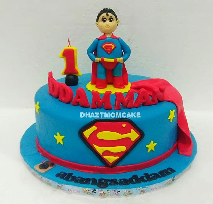 Superhero Themed 1st Birthday Cake Ideas
